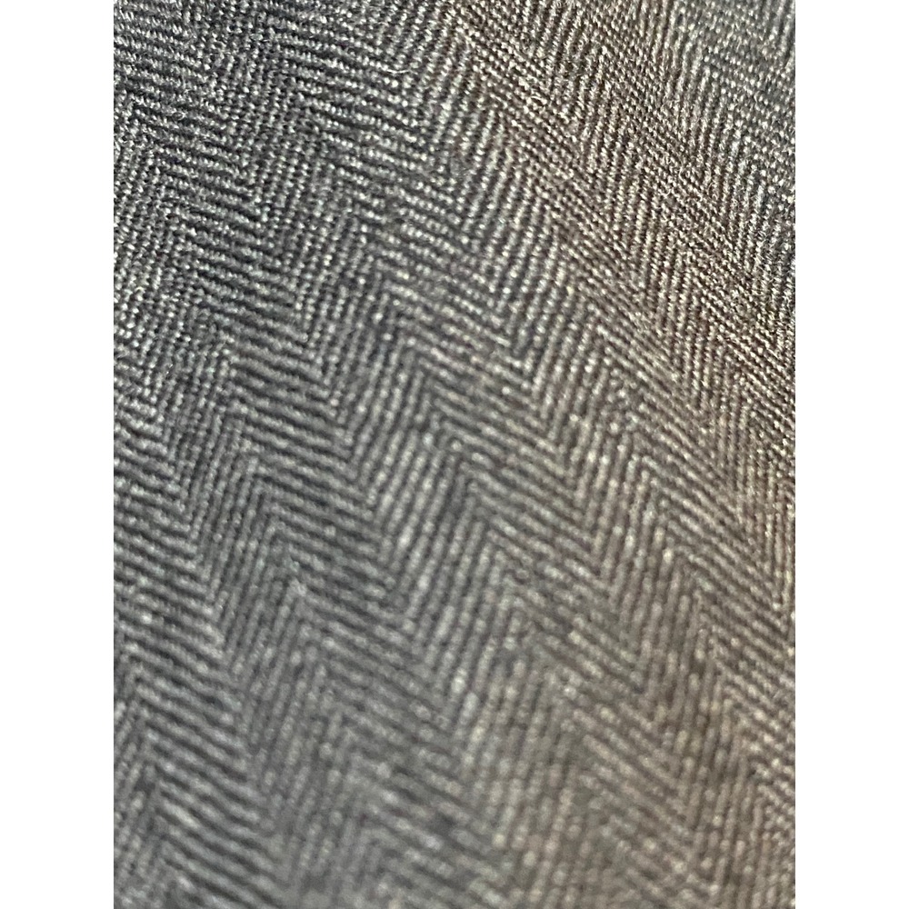 Banana Republic Mens 33x30(28?) Modern Slim Fit Wool Herringbone Pants Charcoal - Picture 8 of 9